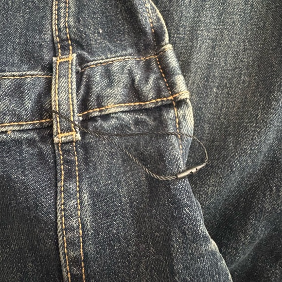 ZARA Strapless Wide Leg Denim Jumpsuit NEW - Picture 15 of 15